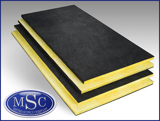 Johns Manville Linacoustic R-300 Fiberglass Plenum Board Liner Insulation