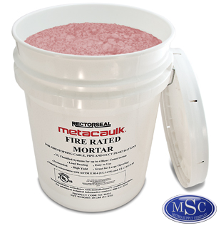 Rectorseal Metacaulk Fire Rated Mortar Rectorseal Metacaulk Fire Rated Mortar